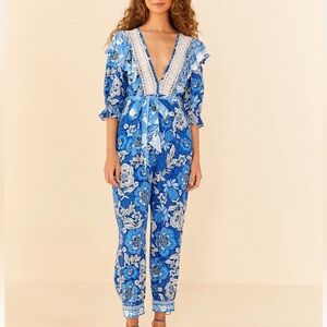 FARM RIO full of flowers jumpsuit